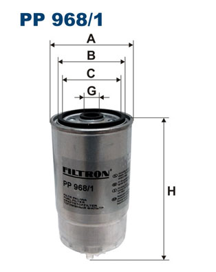 FILTRON PP 968/1 Filtro carburante-Filtro carburante-Ricambi Euro