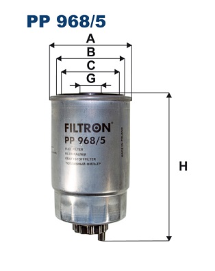 FILTRON PP 968/5 Filtro carburante