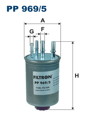 FILTRON PP 969/5 Filtro carburante-Filtro carburante-Ricambi Euro