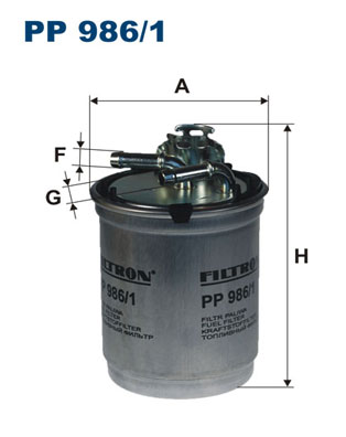 FILTRON PP 986/1 Filtro carburante