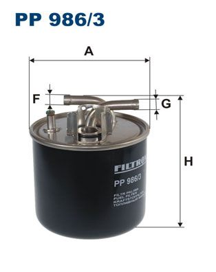 FILTRON PP 986/3 Filtro carburante