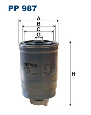 FILTRON PP 987 Filtro carburante-Filtro carburante-Ricambi Euro