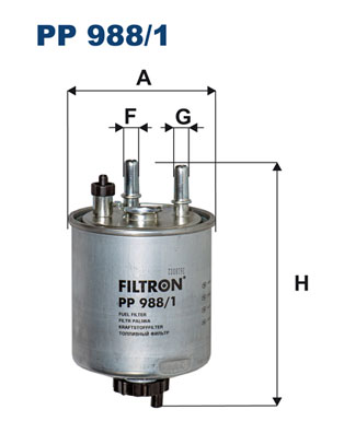 FILTRON PP 988/1 Filtro carburante