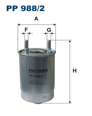 FILTRON PP 988/2 Filtro carburante