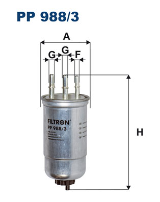 FILTRON PP 988/3 Filtro carburante