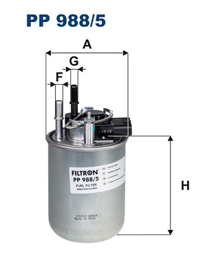 FILTRON PP 988/5 Filtro carburante