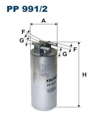 FILTRON PP 991/2 Filtro carburante-Filtro carburante-Ricambi Euro