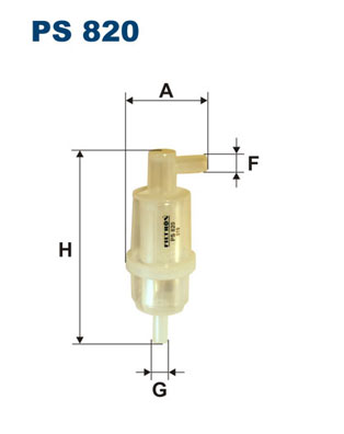 FILTRON PS 820 Filtro carburante-Filtro carburante-Ricambi Euro