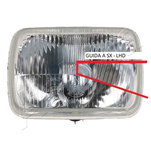 ASHIKA 07-00-004 Insert, headlight for DAIHATSU HONDA INNOCENTI ISUZU MARUTI MAZDA MITSUBISHI NISSAN OPEL SUBARU SUZUKI TOYOTA V