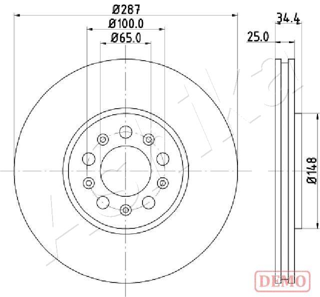 ASHIKA 60-00-0901C Brake...