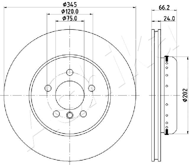 ASHIKA 61-00-0113 Discofreno