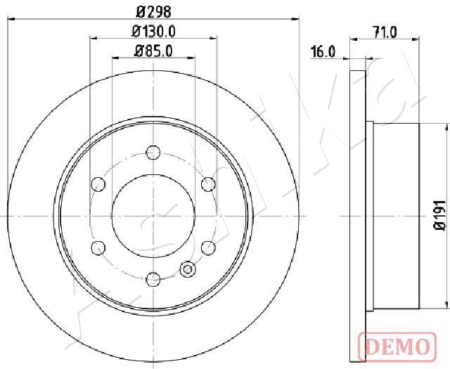 ASHIKA 61-00-0527C Brake...
