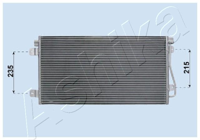 ASHIKA CND093045 Condensatore, Climatizzatore-Condensatore, Climatizzatore-Ricambi Euro