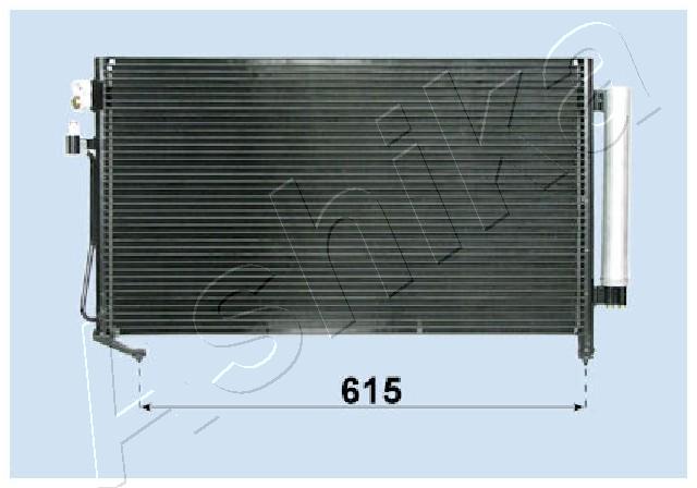 ASHIKA CND243008 Condensatore, Climatizzatore-Condensatore, Climatizzatore-Ricambi Euro