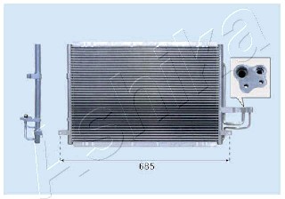 ASHIKA CND333027 Condensatore, Climatizzatore-Condensatore, Climatizzatore-Ricambi Euro