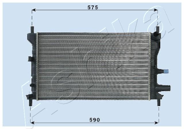 ASHIKA RDA053060 Radiatore, Raffreddamento motore-Radiatore, Raffreddamento motore-Ricambi Euro