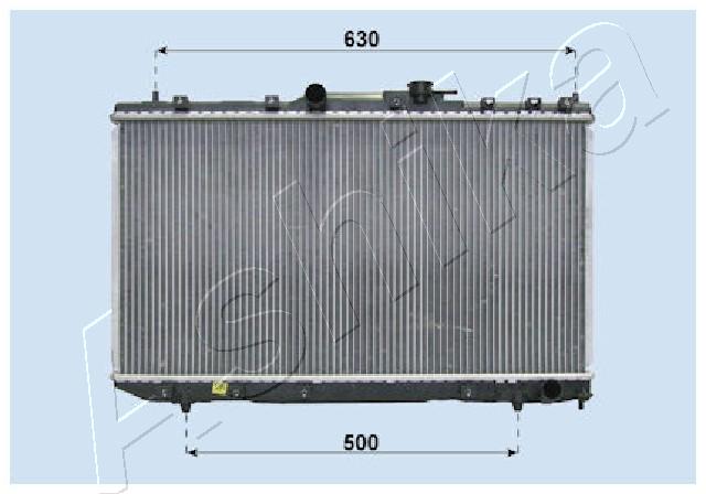 ASHIKA RDA153007 Radiatore, Raffreddamento motore-Radiatore, Raffreddamento motore-Ricambi Euro