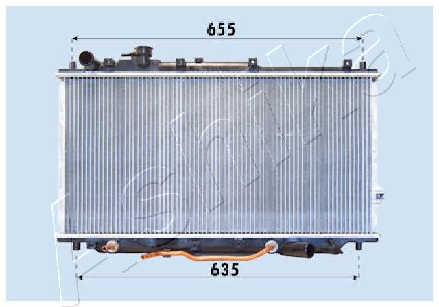 ASHIKA RDA333007 Radiatore, Raffreddamento motore-Radiatore, Raffreddamento motore-Ricambi Euro