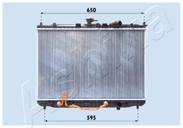 ASHIKA RDA333024 Radiatore, Raffreddamento motore-Radiatore, Raffreddamento motore-Ricambi Euro