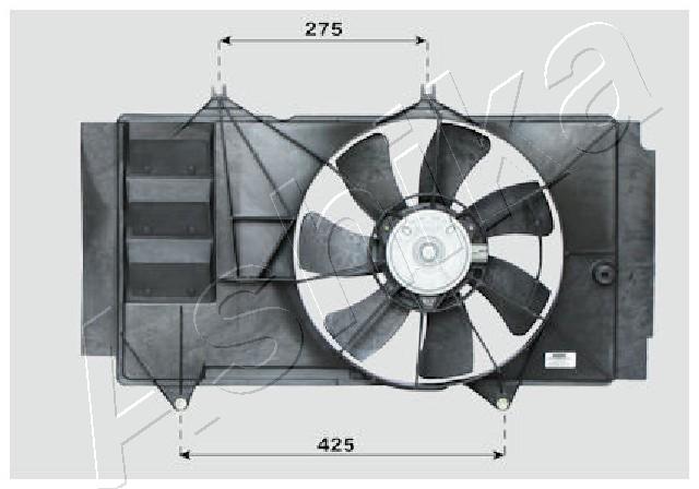 ASHIKA VNT151829 Ventola, Raffreddamento motore-Ventola, Raffreddamento motore-Ricambi Euro