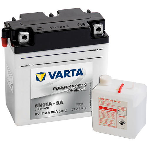 VARTA 011014008I314 Starter Battery for BENELLI HERCULES MZ ZUENDAPP