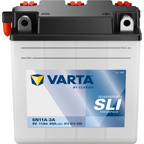 VARTA 011014008K544 Starter Battery for BENELLI HERCULES MZ ZUENDAPP