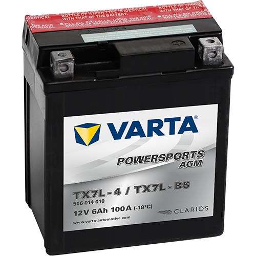 VARTA 506014010I314 Starter Battery for APRILIA BENELLI BETA DERBI GARELLI GENERIC HONDA KAWASAKI KEEWAY KTM MALAGUTI MBK PIAGGI