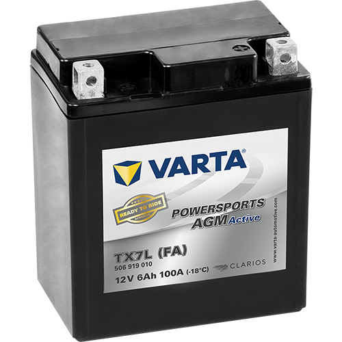 VARTA 506919010I312 Starter Battery for APRILIA BENELLI BETA DERBI GARELLI GENERIC HONDA KAWASAKI KEEWAY KTM MALAGUTI MBK PIAGGI