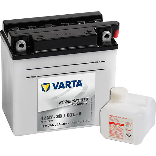 VARTA 507012007I314 Starter Battery for CAGIVA HONDA KREIDLER MBK PEUGEOT TRIUMPH YAMAHA
