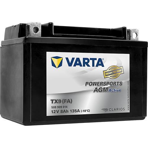 VARTA 508909014I312 Starter Battery for AEON APRILIA BENELLI BETA BMW CAGIVA CCM DAELIM ETON HONDA HUSABERG HUSQVARNA HYOSUNG IT