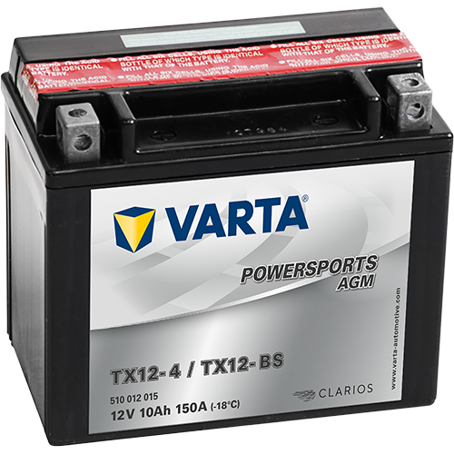 VARTA 510012015I314 Starter Battery for AEON APRILIA BENELLI BIMOTA BMW CAGIVA CF MOTO DAELIM DERBI DUCATI GILERA HONDA HYOSUNG 