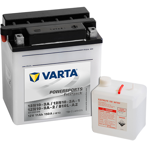VARTA 511012015I314 Starter Battery for GILERA KAWASAKI SUZUKI YAMAHA