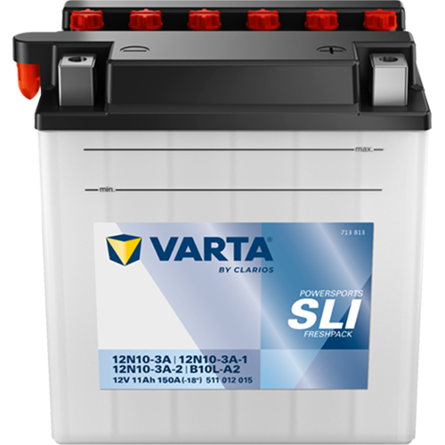 VARTA 511012015K544 Starter Battery for GILERA KAWASAKI SUZUKI YAMAHA