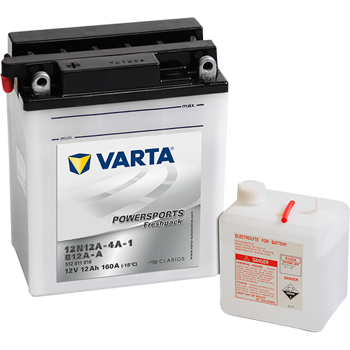 VARTA 512011016I314 Starter Battery for BENELLI CAGIVA DUCATI HONDA KAWASAKI YAMAHA