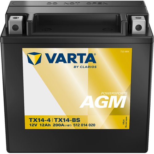 VARTA 512014020K544 Starter Battery for ADIVA APRILIA BENELLI BMW BUELL CAGIVA GILERA HARLEY-DAVIDSON HONDA HOREX HUSQVARNA HYOS