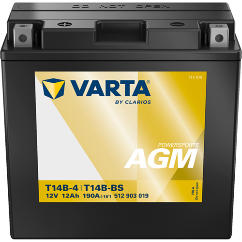 VARTA 512903019K544 Starter Battery for YAMAHA