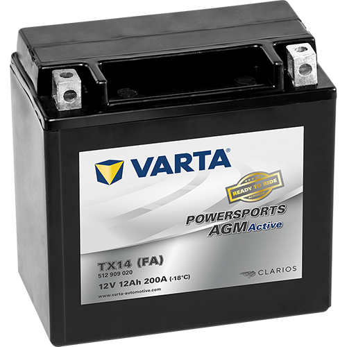 VARTA 512909020I312 Starter Battery for ADIVA APRILIA BENELLI BMW BUELL CAGIVA GILERA HARLEY-DAVIDSON HONDA HOREX HUSQVARNA HYOS