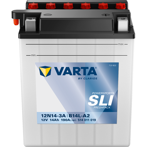 VARTA 514011019K544 Starter Battery for APRILIA BENELLI BMW CAGIVA DUCATI GILERA HONDA KAWASAKI LAVERDA MOTORCYCLES MALAGUTI MOT