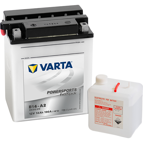 VARTA 514012019I314 Starter Battery for BIMOTA HONDA