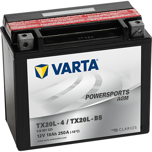 VARTA 518901025I314 Starter Battery for BUELL HARLEY-DAVIDSON HERCULES HONDA INDIAN KAWASAKI LAVERDA MOTORCYCLES MOTO GUZZI MOTO