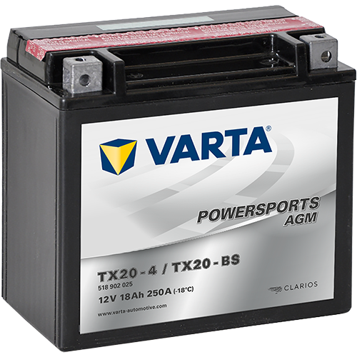 VARTA 518902025I314 Starter Battery for CAGIVA DUCATI HARLEY-DAVIDSON HONDA MOTO GUZZI