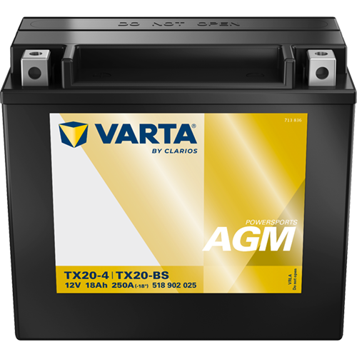 VARTA 518902025K544 Starter Battery for CAGIVA DUCATI HARLEY-DAVIDSON HONDA MOTO GUZZI