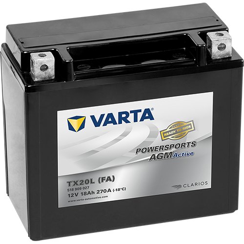 VARTA 518909027I312 Starter Battery for BUELL CAGIVA HARLEY-DAVIDSON HERCULES HONDA INDIAN KAWASAKI LAVERDA MOTORCYCLES MOTO GUZ