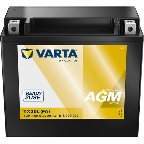 VARTA 518909027K542 Starter Battery for BUELL CAGIVA HARLEY-DAVIDSON HERCULES HONDA INDIAN KAWASAKI LAVERDA MOTORCYCLES MOTO GUZ