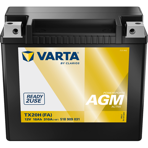 VARTA 518909031K542 Starter Battery for CAGIVA HARLEY-DAVIDSON HONDA MOTO GUZZI