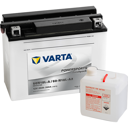 VARTA 520012026I314 Starter Battery for DUCATI HARLEY-DAVIDSON HONDA KAWASAKI MOTO GUZZI YAMAHA