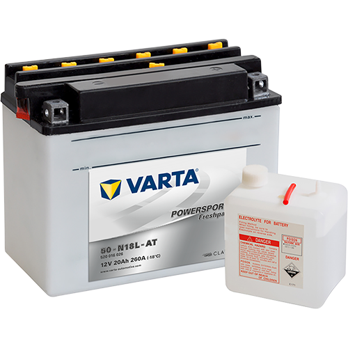 VARTA 520016026I314 Starter Battery for DUCATI HARLEY-DAVIDSON HONDA KAWASAKI MOTO GUZZI YAMAHA