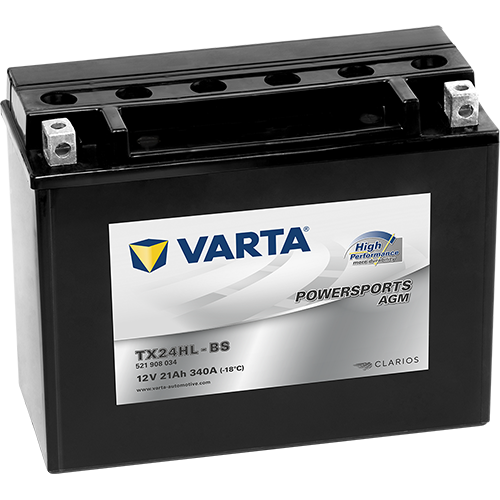 VARTA 521908034I314 Starter Battery for BMW DUCATI HARLEY-DAVIDSON HONDA KAWASAKI MOTO GUZZI YAMAHA