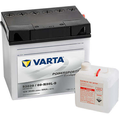 VARTA 530030030I314 Starter Battery for BENELLI BMW BOND DUCATI HARLEY-DAVIDSON LAVERDA MOTORCYCLES MOTO GUZZI MV AGUSTA NSU REL