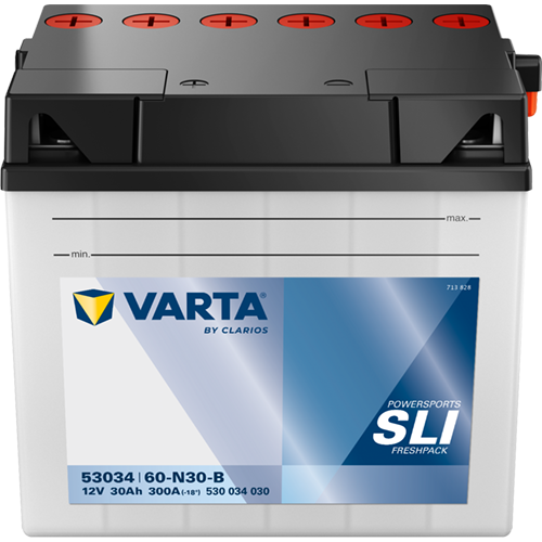 VARTA 530034030K544 Starter Battery for BOND CATERHAM MOTO GUZZI NSU RELIANT
